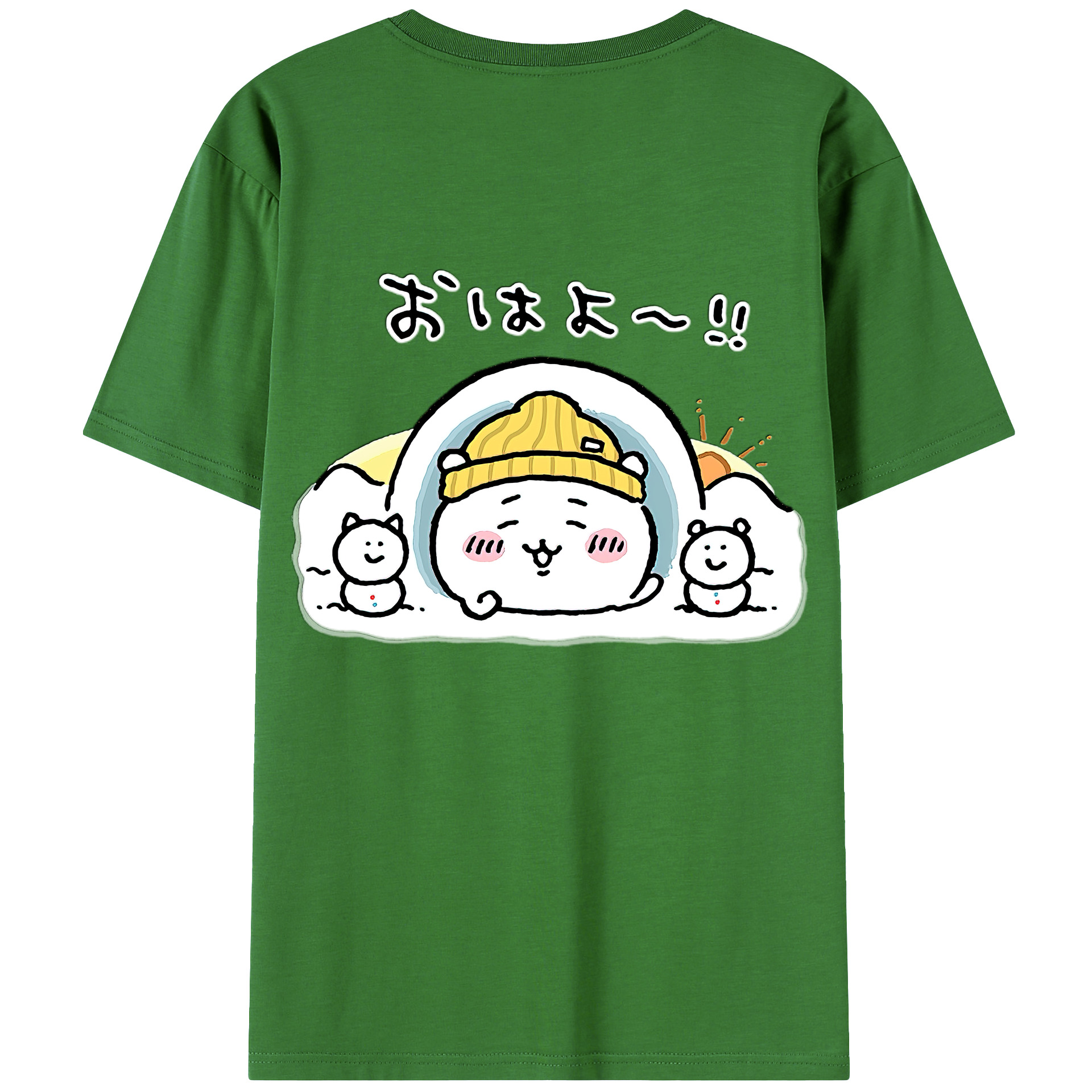 （画像用） ちいかわ ちいかわ Chii-kawa chiikawa レディース半袖Tシャツ(バックプリント)